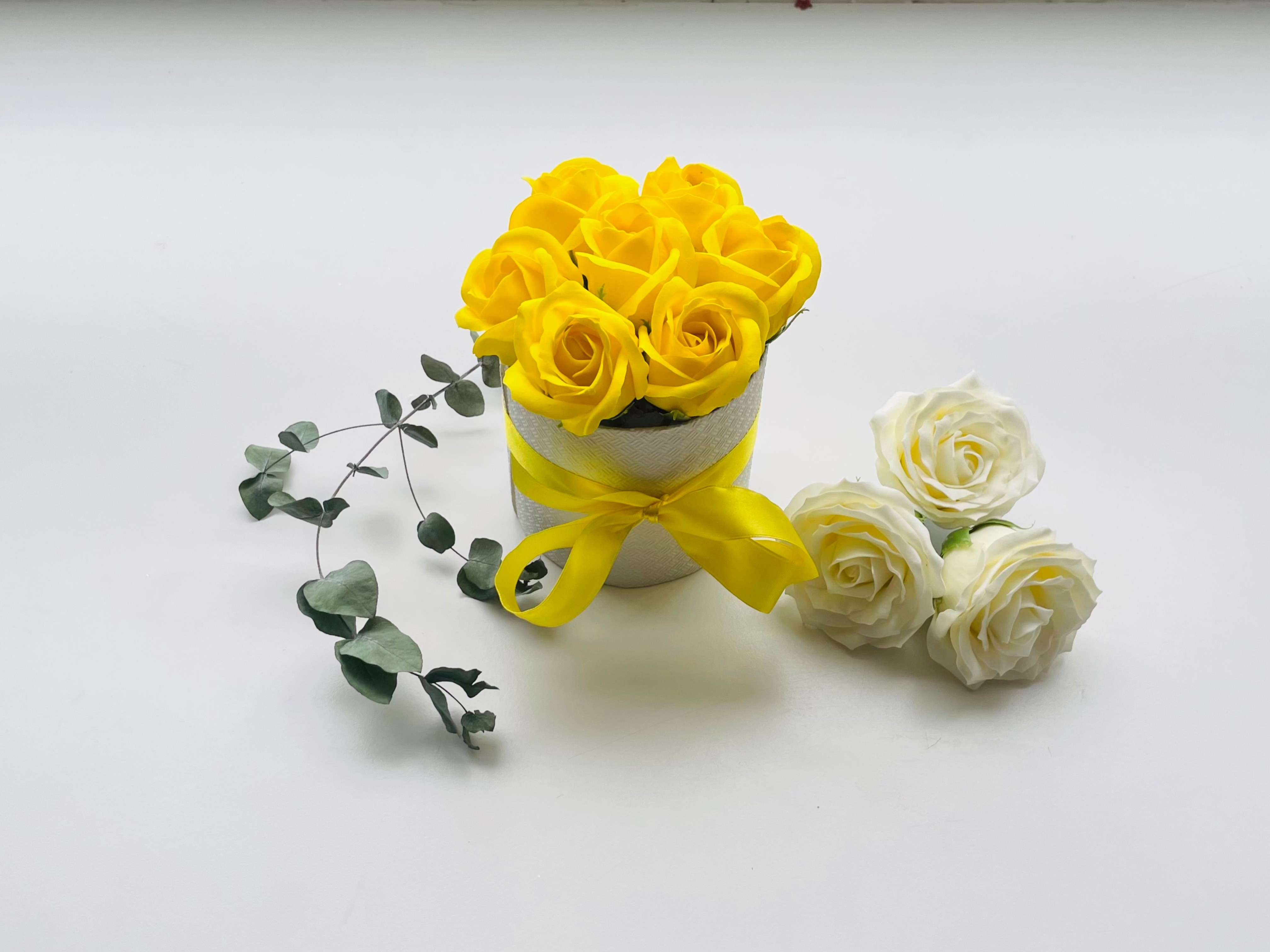Soap roses yellow S